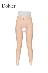 Wholesale urinary catheter: Dokier Crossdresser Silicone Pants Artificial Vagina False Ass Trousers Cosplay for Transgender