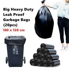 Sell Black Garbage Rubbish Plastic Bags (Leak Proof)(id:24307618) - EC21