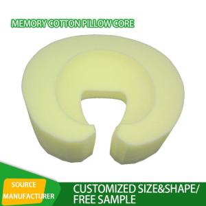Wholesale travel pillow: Neck Pillow Memory Foam Sponge High Quality Travel Candy 100% Polyester Adults 20 DS Solid 0.5-1 Kg