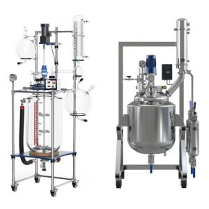 Wholesale glass clamps: DOVMXtech 50L 100L Double Layer Chemical Reactor Jacketed Decarboxylation Stainless Steel Reactor