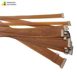 Wholesale 4 flex: Fast Produce Custom Design 0.4mm Pitch 5 To 50 PIN Flex Flat Fpc Cable with Stiffener Wholesale 4 flex: Fast Produce Custom Design 0.4mm Pitch 5 To 50 PIN Flex Flat Fpc Cable with Stiffener