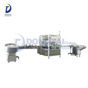 Wholesale liquid bottling machine: 30ml Liquid Chubby Gorilla Bottle Monoblock Filling Capping and Labeling Machine