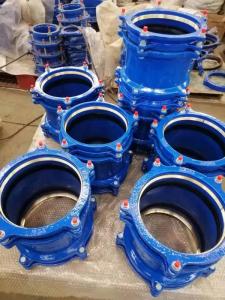 Wholesale pe fitting: Ductile Iron Pipe Fittings DI PE Restraint Coupling BSEN545 /ISO2531