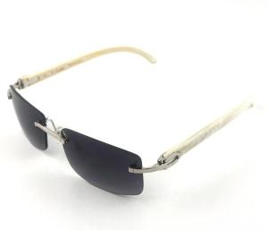 Wholesale Sunglasses: Cartier Buffalo Horn Classic Rimless Sunglasses CT3524012