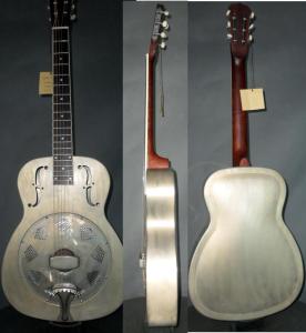 Wholesale u: Handmade Brass Body Resonator Guitar