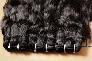 Wholesale curly double weft hair: Double Drawn Curly Machine Weft Hair