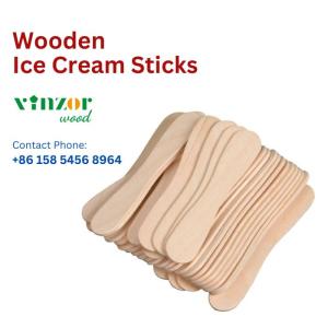 Wholesale quality full cream: Wooden Ice Cream Sticks | Vinzor Wood