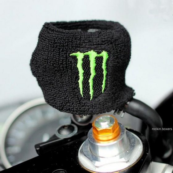 motorcycle brake fluid reservoir sock