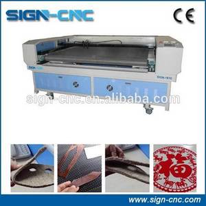 Wholesale laser pointer: Jinan Sign CNC Laser Cutting Machine SIGN-1610 for Fabric with Auto-teeding