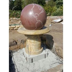 Wholesale marble figure: Stone Fengshui Sphere Floating Ball Fountain