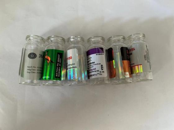 Sell Laser PET Materail  labels for 10ml glass  bottles