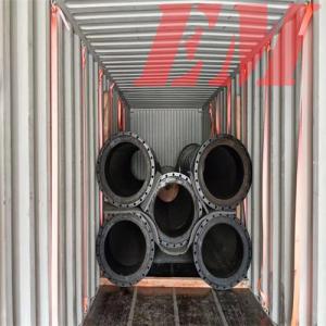 Wholesale steel pipe unit weight: Discharge Rubber Hose with Sandwich Flange