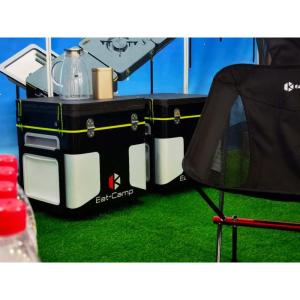 Wholesale w: Outdoor Integrated Camping Station Including Gas Stove,Grills,Basin,Light Poles, Folding Table,