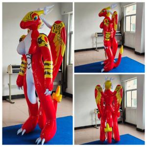 Wholesale inflatable cartoon: HOT Sale Quality PVC Beile Inflatable Dragon with Big Boobs with SPH