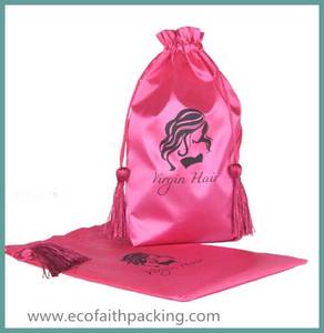 Wholesale promotional gifts: Satin Promotional Gift Package Bag with Tassels