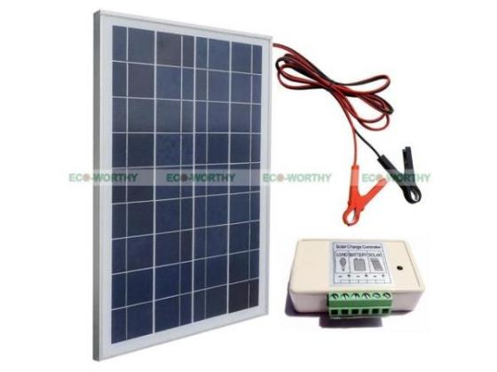 ECO-WORTHY 25W 12V Off Grid Solar System(id:10846644). Buy China Solar ...