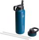 Thermoflask Bottle with Chug and Straw Lid, 40oz, Cobalt