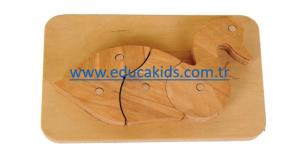 Wholesale hand connection: EDUCAKiDS Wooden Educational Tutorial Jigsaw Puzzle Montessori Toy 3D Jigsaw 373011532