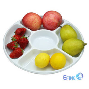 Wholesale serving tray: 12 Inch Premium Plastic Party Tray Serving Trays
