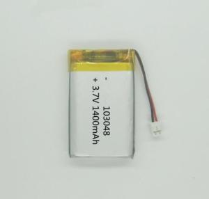 Wholesale rechargeable 3.7v battery: Rechargeable 103048 3.7V 1400mAh Lithium Polymer Lipo Battery