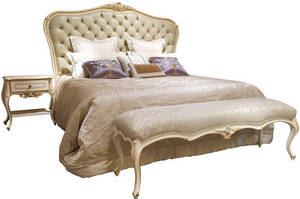 Wholesale teak: High Headboard White Fancy Design Teak Wood Wooden Bed / Dubai Bunk Bed