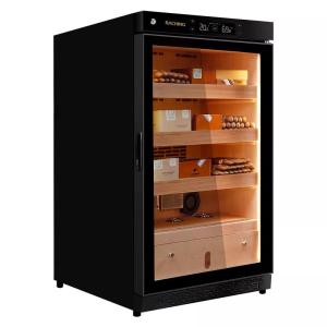 Wholesale refrigerator shelf glass: Wholesale C150A Electronic Cigar Humidor Constant Humidity Temperature Cigar Cooler