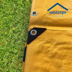 Wholesale waterproof fabric: Heavy Duty PE Tarpaulin Yellow Color