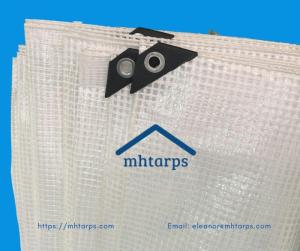 Wholesale packing materials: 100gsm Anti-UV Transparent Leno Tarpaulin