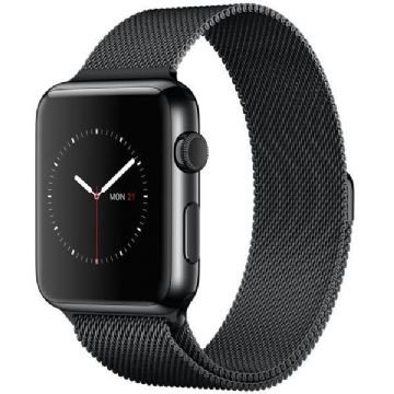 42mm space black milanese loop