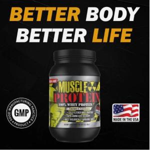Wholesale natural products: Monster Muscle Whey Protein Powder, 5lb