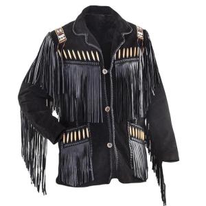 Wholesale jackets: Western Style Leather Jacket Made with Premier Synthetic Leather Material