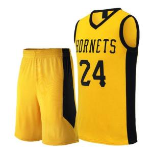 Wholesale basketball uniforms: Custom Basketball Uniform Made with 100% Real Polyester