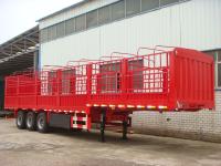 Storage Grid Semi Trailer 3 Fuwa Axle 60 Tons Load Capacity