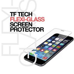 Wholesale phone accessory: Flexi-Glass 100% Shatter-Free Smartphone Screen Protector Made of PC Base with Glass Layer