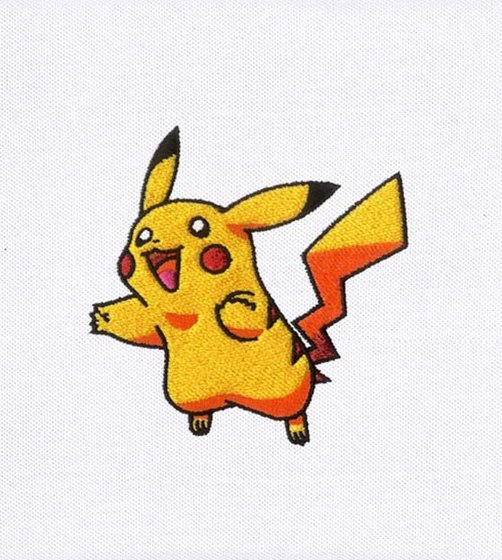 Friendly and Vivacious Pikachu Embroidery Design(id:10665753). Buy ...