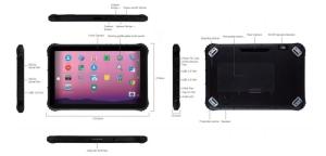 Wholesale mobile strap: NEW LAUNCH 12.2'' Android: EM-Q22M 2 in 1 Rugged Tablet/Notebook