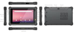 Wholesale rugged handheld: ROCKCHIP3568 Quad-Core 2.0GHz 8 Inch Rugged Android Tablet with GPS EM-R88