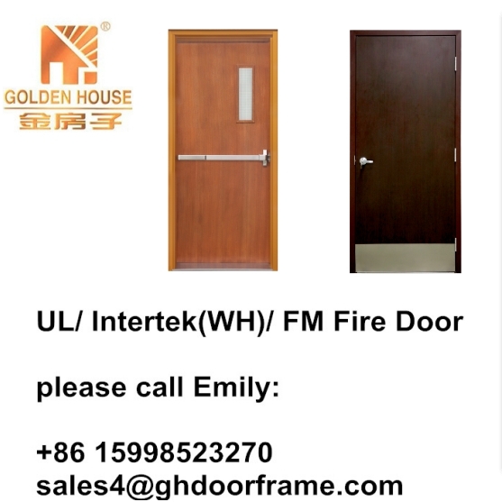 UL 3 Hour Fire Rated Steel Hotel Door