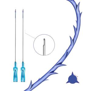 PDO Molding Cog Thread Molded-Type Barbed Suture for Face and Body