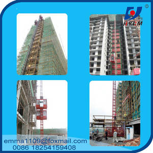 Wholesale construction hoist: SC Construction Building Hoists 1000KG-4000KG Single Double Cage Elevator