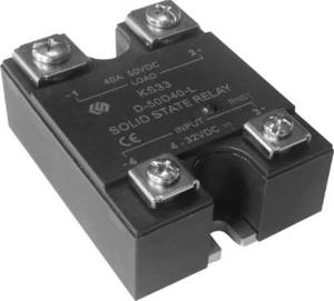 Wholesale solid state relay: KS33/D-50D40-L Single Phase DC Output Solid State Relay(SSR) SPST-NO Type