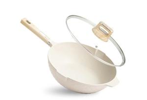 Wholesale frying skillet pan: Non-stick Wok Pan with Handle