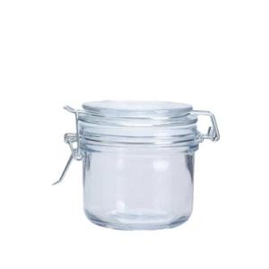 Wholesale glass gifts: 200ML Wide Mouth Empty Glass Jars with Lids for Food Storage