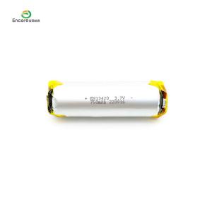 Wholesale e cigarette battery: 13420 750mAh Cylindrical 3.7v Lipo Battery