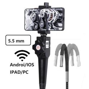 Wholesale video converter: Two-Way 180 Articulating Borescope, 8.5mm Lens IP67 Waterproof Steering Probe6LED