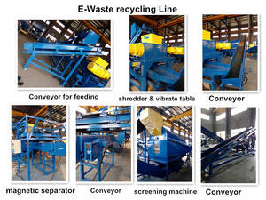 Wholesale oil drum shredder: Oil Filter Recycling Line, E-waste Recycling Line