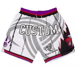 Wholesale twilled: Custom Your Own Design Basketball Shorts Sublimation Embroidery Tackle Twill Basketball Shorts