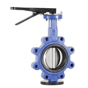 Wholesale cast iron butterfly valve: Cast Iron Stainless Steel Wafer Type Lug Type Butterfly Valve