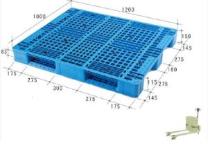 Wholesale folding box wholesale: Static Load 4000kgs Heavy Duty Rack Use Industrial Plastic Pallets