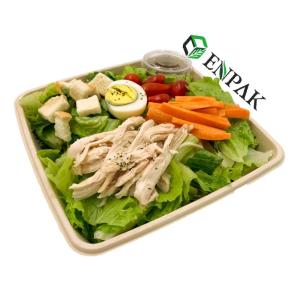 Wholesale packaging: Sugarcane Food Container Biodegradable Takeaway Packaging Box with Lid